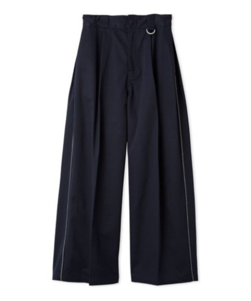Dickies×LILYBROWN】ステッチワークタックバギーパンツ