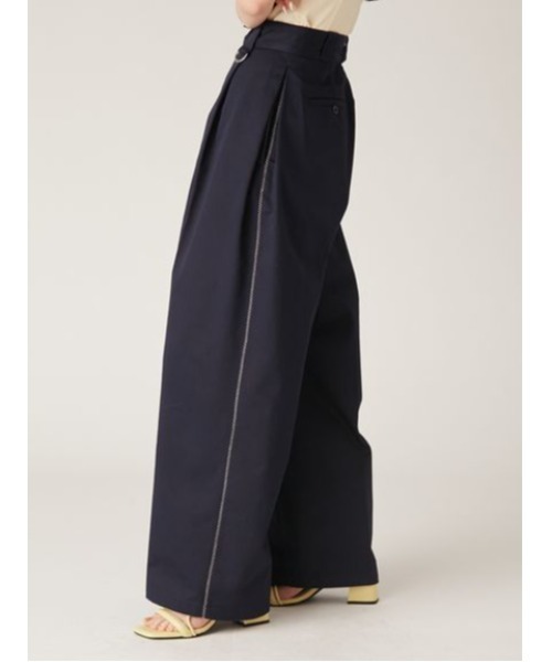 セール】【Dickies×LILYBROWN】ステッチワークタックバギー
