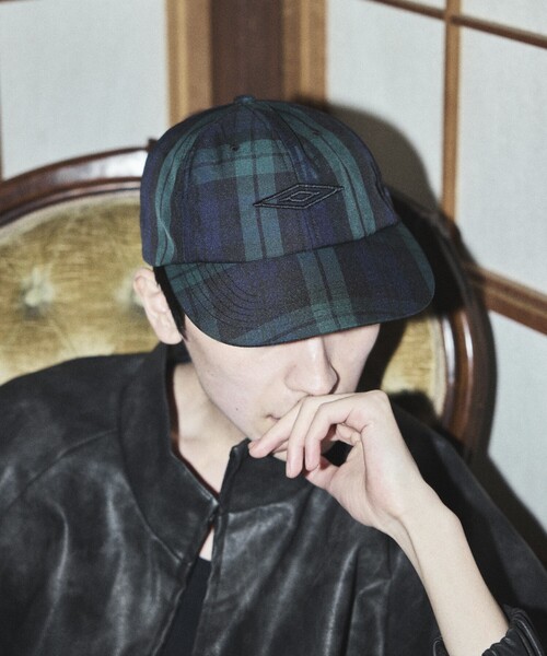 UMBRO■VISOR CAPP■送料込 UMBRO/アンブロ 別注 Flat Visor 6Panel Cap/フラットバイザー 6