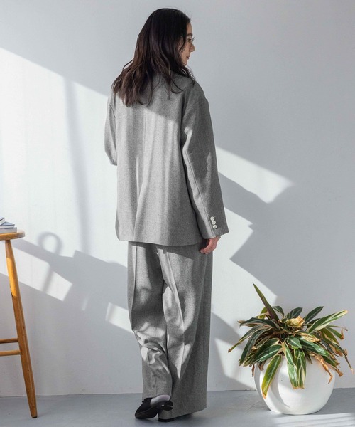 前半　ねむたいのページ【内容ご確認ください】 セール】メランジツイルワイドパンツ 242732（スラックス