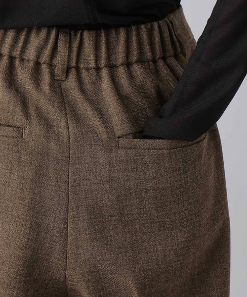 LOWRYS FARM（ローリーズファーム）の「メランジツイルワイドパンツ　242732（スラックス・レディース・チャコールグレー/グレー/ブラウン・LARGE/MEDIUM）」の18枚目の写真