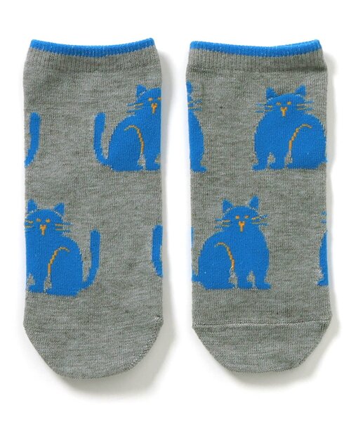 Ampersand（アンパサンド）の「どうぶつ　チューブソックス（ソックス/靴下・キッズ・グレー/グリーン/ブルー/アイボリー・15 /18）」の3枚目の写真