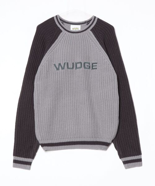 WudgeBoy（ワッジボーイ）の「raglan knit（ニット/セーター・メンズ・ネイビー/オレンジ/グレー・MEDIUM/LARGE）」の15枚目の写真