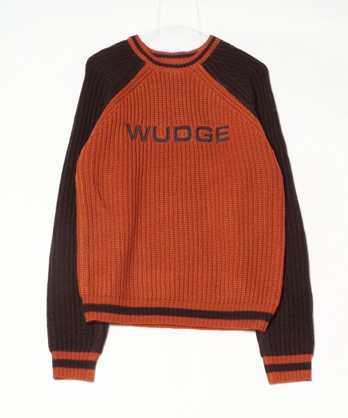 WudgeBoy（ワッジボーイ）の「raglan knit（ニット/セーター・メンズ・ネイビー/オレンジ/グレー・MEDIUM/LARGE）」の16枚目の写真