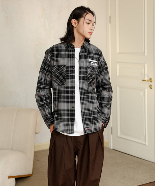 \"genuine Dickies\" ディッキーズ　チェック　シャツジャケット Dickies ジェニュイン ディッキーズ(GENUINE Dickies) チェック