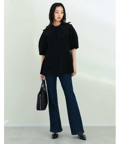 Re:EDIT（リエディ）の「[オケージョン セレモニー][大きいサイズ有]サイドラインストラップデザインミュール（パンプス・レディース・イエロー/ブラック/グレイッシュベージュ・SMALL/MEDIUM/LARGE/X-LARGE）」の20枚目の写真