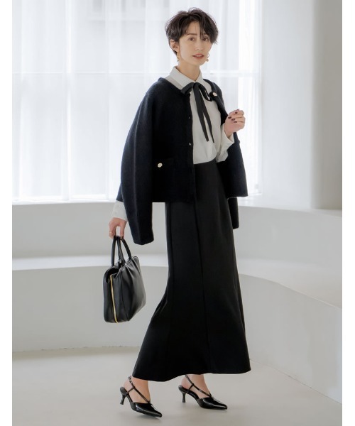 Re:EDIT（リエディ）の「[オケージョン セレモニー][大きいサイズ有]サイドラインストラップデザインミュール（パンプス・レディース・イエロー/ブラック/グレイッシュベージュ・SMALL/MEDIUM/LARGE/X-LARGE）」の17枚目の写真