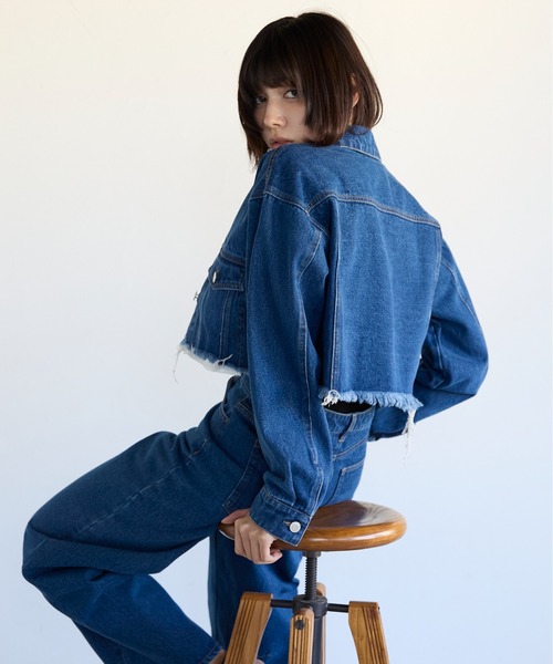 完売品✨self-portrait セルフポートレート デニム ジャケット S JELADO 16thAnniversary S407XX デニムジャケット大戦モデル