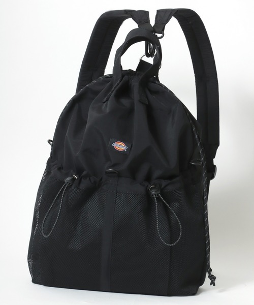 Dickies(ディッキーズ)の「Dickies(ディッキーズ)3WAYマルチウェイナップサック/リュック メンズ レディース ユニセックス(バックパック/リュック・レディース・ブラック/アイボリー/グレー/ブラック系その他/ホワイト系その他/シルバー・FREE)」の4枚目の写真
