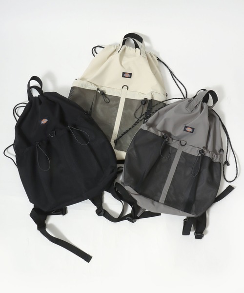 Dickies(ディッキーズ)の「Dickies(ディッキーズ)3WAYマルチウェイナップサック/リュック メンズ レディース ユニセックス(バックパック/リュック・レディース・ブラック/アイボリー/グレー/ブラック系その他/ホワイト系その他/シルバー・FREE)」の11枚目の写真