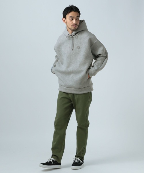 BAYFLOW（ベイフロー）の「[柔らかい着心地]コンフォートクッションフーディー[セットアップ可]（パーカー・メンズ・グレー/ブラック/グリーン・LARGE/MEDIUM）」の4枚目の写真