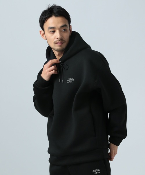 未使用級✨ベイジ 2022 プルオーバーパーカー ブラック 2 M 着心地抜群 ONCILY パーカー 「 × WISH FOR EVER 」HEART COLLAB FULL-ZIP