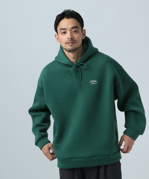 BAYFLOW（ベイフロー）の「[柔らかい着心地]コンフォートクッションフーディー[セットアップ可]（パーカー・メンズ・グレー/ブラック/グリーン・LARGE/MEDIUM）」の10枚目の写真