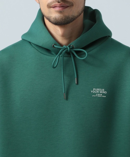 BAYFLOW（ベイフロー）の「[柔らかい着心地]コンフォートクッションフーディー[セットアップ可]（パーカー・メンズ・グレー/ブラック/グリーン・LARGE/MEDIUM）」の14枚目の写真