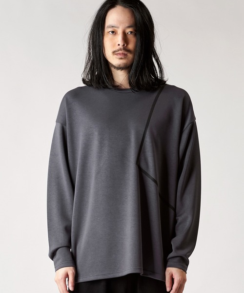 試着のみ】 NoID. LandscapeプリントBIG-PO D.GRAY セール】ジオ