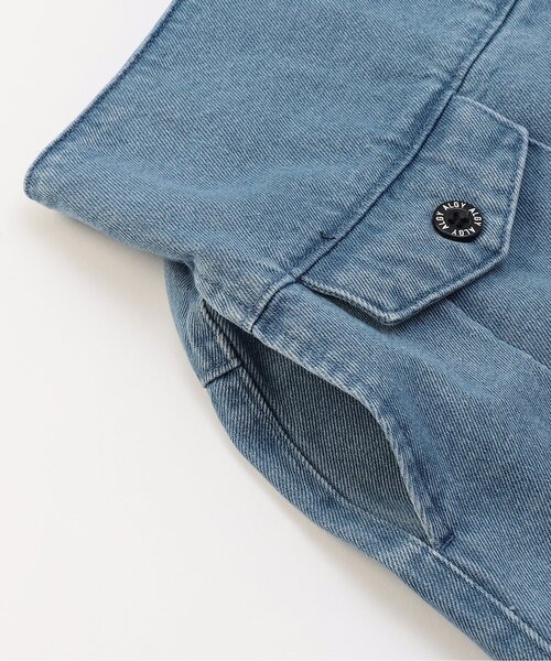 algy（アルジー）の「フロントフラッププリーツスカート（スカート・キッズ・インディゴブルー/グレー・XX-SMALL/X-SMALL/MEDIUM/SMALL）」の11枚目の写真