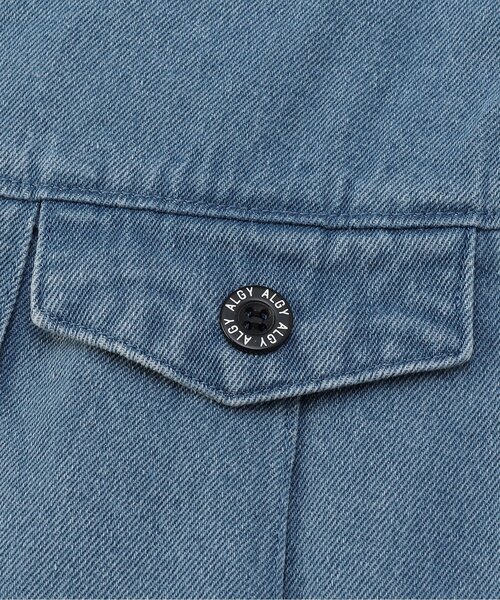 algy（アルジー）の「フロントフラッププリーツスカート（スカート・キッズ・インディゴブルー/グレー・XX-SMALL/X-SMALL/MEDIUM/SMALL）」の12枚目の写真