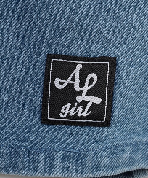 algy（アルジー）の「フロントフラッププリーツスカート（スカート・キッズ・インディゴブルー/グレー・XX-SMALL/X-SMALL/MEDIUM/SMALL）」の14枚目の写真