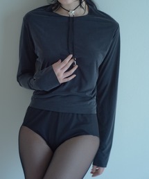 IRIS47 | 【IRIS 47】velvety long tops/ベルベティ ロング トップス(Tシャツ/カットソー)