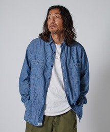 orSlow（オアスロウ）の「orSlow/オアスロウ RELAX FIT CHAMBRAY WORK SHIRT ワークシャツ 2026年春夏（シャツ/ブラウス）」