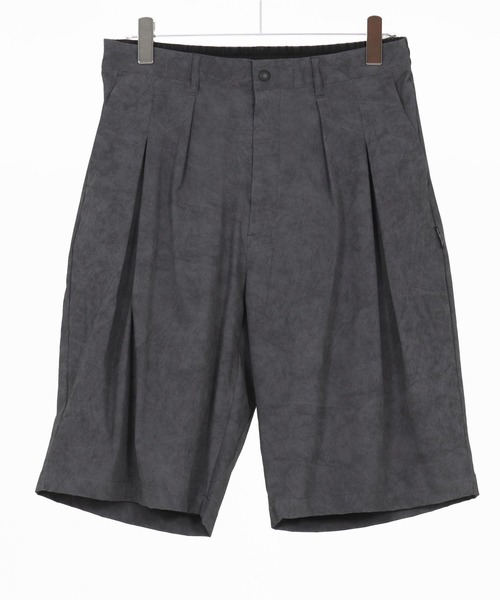 ADAM PATEK（アダムパテック）の「ADAMPATEK/uneven dyeing short pants/ムラ染めプリントワイドショートパンツ（その他パンツ・メンズ・ホワイト/ブラック/グレー・2/1）」の18枚目の写真