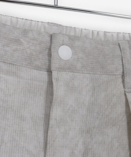 ADAM PATEK（アダムパテック）の「ADAMPATEK/uneven dyeing short pants/ムラ染めプリントワイドショートパンツ（その他パンツ・メンズ・ホワイト/ブラック/グレー・2/1）」の10枚目の写真