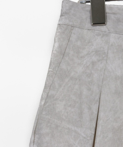 ADAM PATEK（アダムパテック）の「ADAMPATEK/uneven dyeing short pants/ムラ染めプリントワイドショートパンツ（その他パンツ・メンズ・ホワイト/ブラック/グレー・2/1）」の12枚目の写真