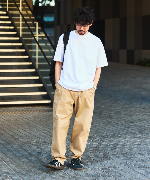 FREAK'S STORE(フリークスストア)の「限定展開 STRATECH/ストラテック ビッグシルエット クルーネック Tシャツ/抗菌/防臭/制菌/UVカット/接触冷感/吸水速乾(Tシャツ/カットソー・メンズ・チャコールグレー/ホワイト/ホワイト系その他/グレー系その他/ブラック/グレイッシュベージュ/ブラック系その他・SMALL/MEDIUM/LARGE/X-LARGE)」の21枚目の写真