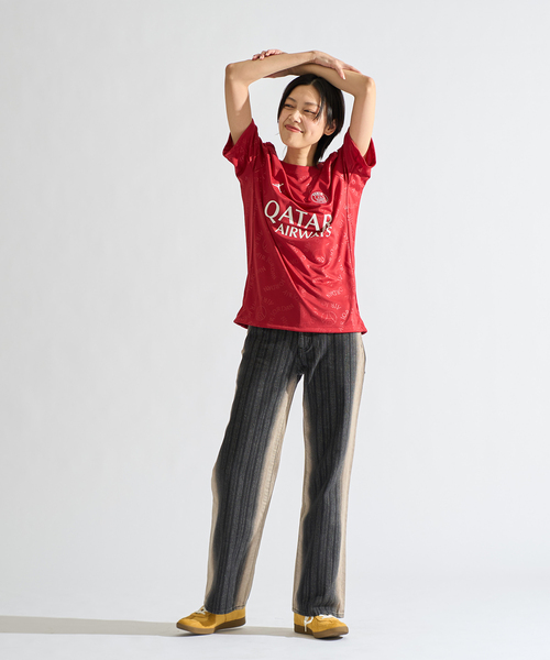 AIR JORDAN（エアジョーダン）の「【NIKE / ナイキ】 PSG MNK DF ACDPR SS TOP K4THPM HJ2987- 659（Tシャツ/カットソー・メンズ・ボルドー・SMALL/MEDIUM/LARGE/X-LARGE）」の13枚目の写真