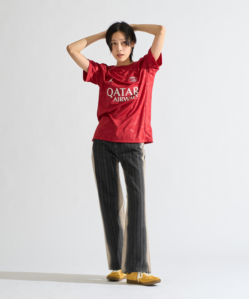 AIR JORDAN（エアジョーダン）の「【NIKE / ナイキ】 PSG MNK DF ACDPR SS TOP K4THPM HJ2987- 659（Tシャツ/カットソー・メンズ・ボルドー・SMALL/MEDIUM/LARGE/X-LARGE）」の2枚目の写真