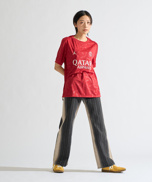 AIR JORDAN（エアジョーダン）の「【NIKE / ナイキ】 PSG MNK DF ACDPR SS TOP K4THPM HJ2987- 659（Tシャツ/カットソー・メンズ・ボルドー・SMALL/MEDIUM/LARGE/X-LARGE）」の4枚目の写真