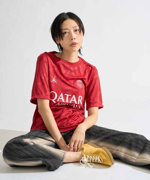 AIR JORDAN（エアジョーダン）の「【NIKE / ナイキ】 PSG MNK DF ACDPR SS TOP K4THPM HJ2987- 659（Tシャツ/カットソー・メンズ・ボルドー・SMALL/MEDIUM/LARGE/X-LARGE）」の10枚目の写真