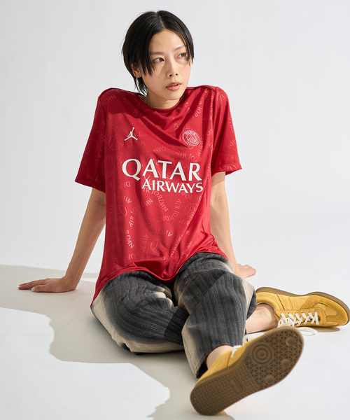 AIR JORDAN（エアジョーダン）の「【NIKE / ナイキ】 PSG MNK DF ACDPR SS TOP K4THPM HJ2987- 659（Tシャツ/カットソー・メンズ・ボルドー・SMALL/MEDIUM/LARGE/X-LARGE）」の16枚目の写真