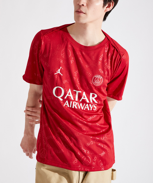 AIR JORDAN（エアジョーダン）の「【NIKE / ナイキ】 PSG MNK DF ACDPR SS TOP K4THPM HJ2987- 659（Tシャツ/カットソー・メンズ・ボルドー・SMALL/MEDIUM/LARGE/X-LARGE）」の22枚目の写真