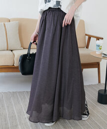 サテンボリュームフレアスカート（スカート）｜DISCOAT（ディスコート