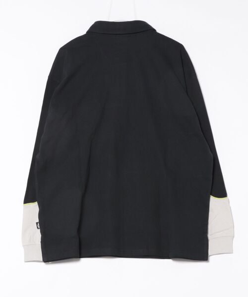 Quiksilver(クイックシルバー)の「MERCURY RUGBY /クイックシルバーラグビーポロシャツ(Tシャツ/カットソー・メンズ・ブラック・MEDIUM/LARGE/SMALL/X-LARGE)」の9枚目の写真