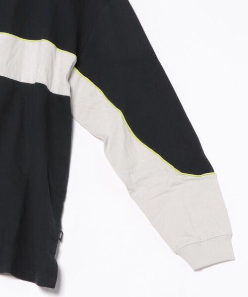 Quiksilver(クイックシルバー)の「MERCURY RUGBY /クイックシルバーラグビーポロシャツ(Tシャツ/カットソー・メンズ・ブラック・MEDIUM/LARGE/SMALL/X-LARGE)」の8枚目の写真