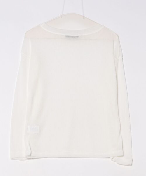 Ritzy(リッツィー)の「オーバーサイズ シアートップス(Tシャツ/カットソー・レディース・グレー/ホワイト/グリーン/ブラウン・M/L)」の10枚目の写真
