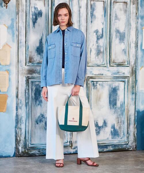 DRESSTERIOR(ドレステリア)の「【大人百花春号掲載 モデル美香さん着用】ライトオンスデニムシャツ(シャツ/ブラウス・レディース・ブルー・34/36/38)」の3枚目の写真