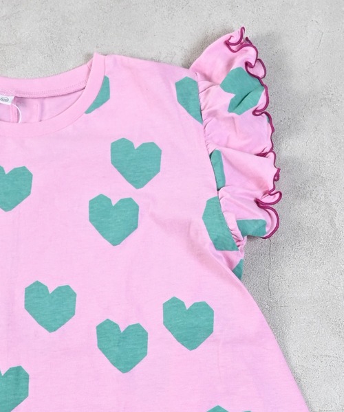 MARKEY'S(マーキーズ)の「総柄フリルショルダーワンピース(ワンピース・キッズ・ブルー/グレー/ライトブルー/ブラック/ピンク/チャコール・80/90/100/110/120/130/140/150)」の17枚目の写真