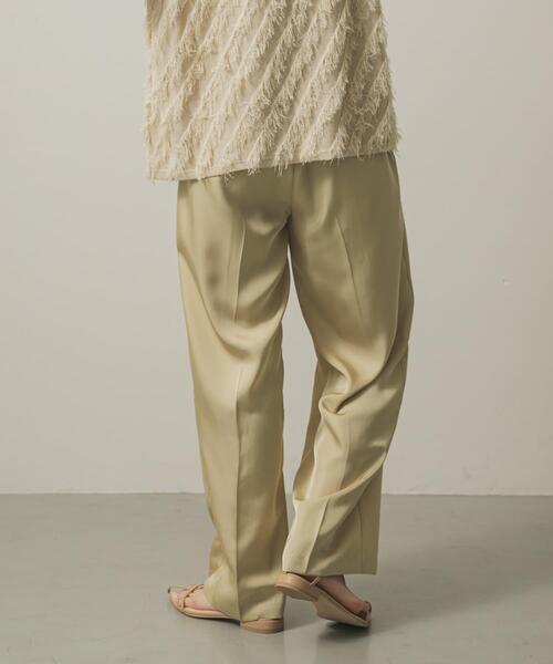 SENSE OF PLACE by URBAN RESEARCH（センスオブプレイスバイアーバンリサーチ）の「ツイルサテンパンツ（その他パンツ・レディース・チャコールグレー/ブルー/ベージュ・MEDIUM/SMALL）」の15枚目の写真
