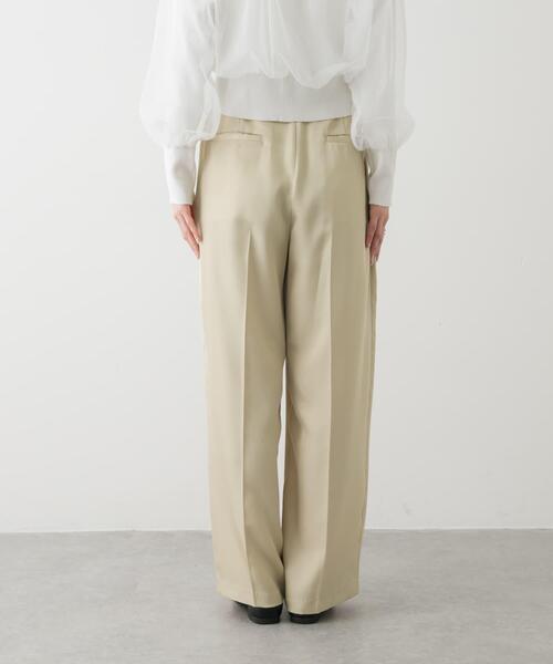 SENSE OF PLACE by URBAN RESEARCH（センスオブプレイスバイアーバンリサーチ）の「ツイルサテンパンツ（その他パンツ・レディース・チャコールグレー/ブルー/ベージュ・MEDIUM/SMALL）」の8枚目の写真