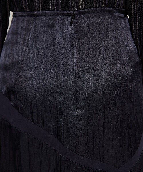 AKANE UTSUNOMIYA(アカネウツノミヤ)の「【AKANE UTSUNOMIYA/アカネウツノミヤ】SAO-FSK36-2003/アシンメトリースカート(スカート・レディース・ネイビー・36/38)」の4枚目の写真