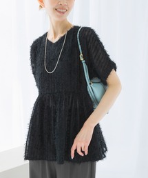 URBAN RESEARCH ROSSO WOMEN | シアージャガードペプラムブラウス(シャツ/ブラウス)
