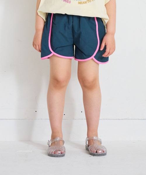 MARKEY'S(マーキーズ)の「【水陸両用/UVカット】ガールズバギーショーツ(その他パンツ・キッズ・ライトブルー/オレンジ/ラベンダー/ホワイト/ネイビー/イエロー・110/100/90/120/95/130/150/140)」の1枚目の写真