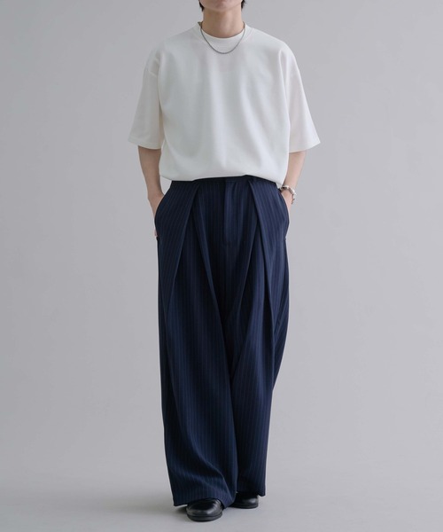 【archive】タックワイドスラックス ROOP TOKYO スラックス 2TUCK WIDE STRAIGHT SLACKS/2タック