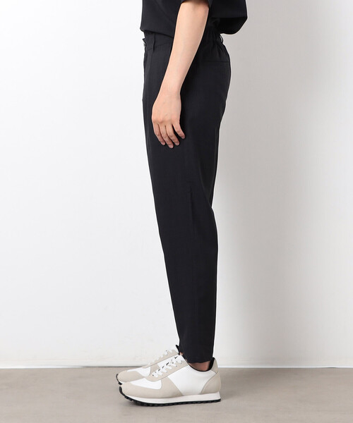 COMME CA ISM（コムサイズム）の「【セットアップ対応】リネンライク ポリエステル テーパードパンツ（スーツパンツ・メンズ・カーキ/ブラック/ベージュ・SMALL/X-LARGE/LARGE/MEDIUM）」の13枚目の写真