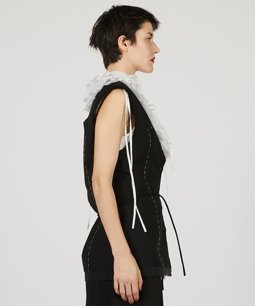 PRANK PROJECT(プランクプロジェクト)の「ピンストライプ2WAYトップ / 2Way Top(その他アウター・レディース・グレー/ブラック・FREE)」の18枚目の写真