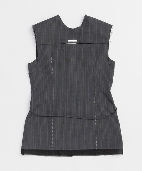 PRANK PROJECT(プランクプロジェクト)の「ピンストライプ2WAYトップ / 2Way Top(その他アウター・レディース・グレー/ブラック・FREE)」の8枚目の写真