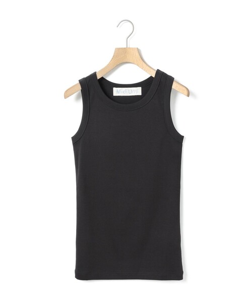 MidiUmi(ミディウミ)の「MidiUmi ベーシックタンクトップ(Tシャツ/カットソー・レディース・ブラック/ライトグレー/キナリ/オフホワイト・FREE)」の3枚目の写真